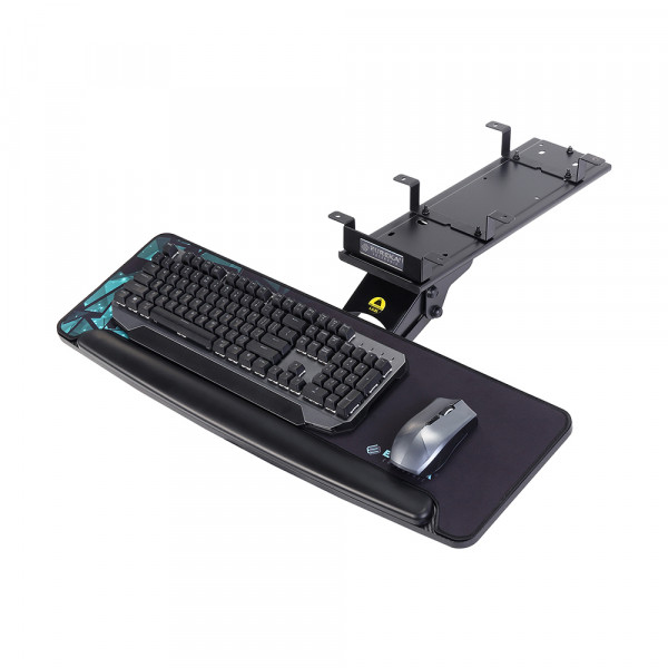 Eureka Ergonomic Under Desk Keyboard and Mouse Tray, Black